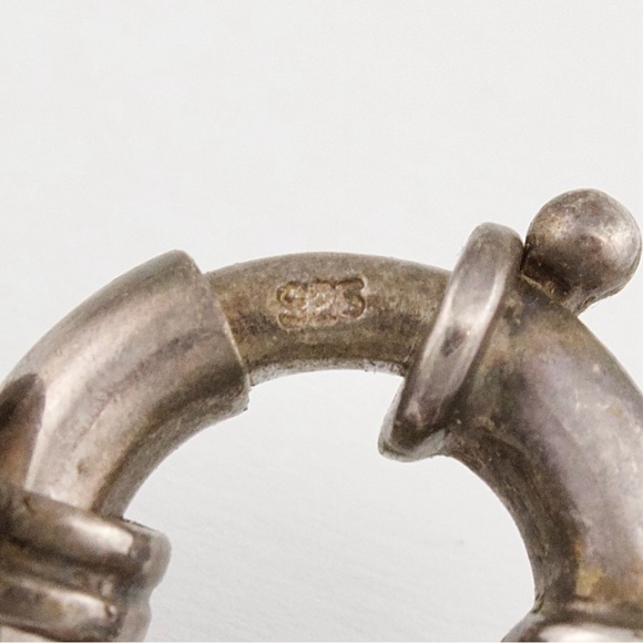 Vintage Coin Pearl Necklace Knotted Triple Strand Iridescent Purple 34” Long - Picture 6 of 6